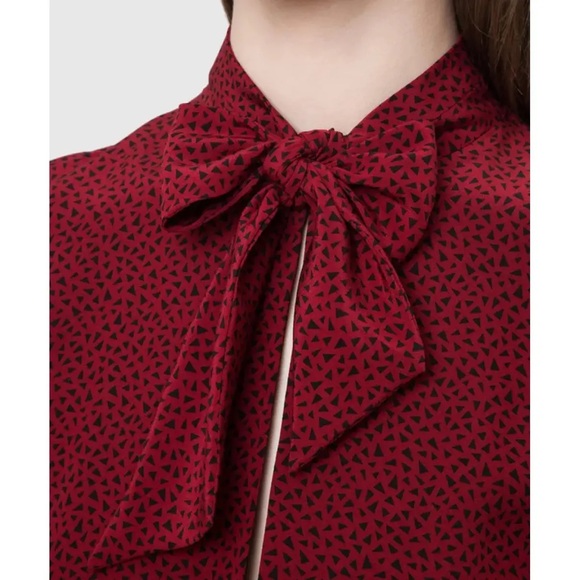 Yves Saint Laurent Silk Mini Dress Long Sleeve Polka Dot Keyhole Bodycon F36 YSL - Picture 4 of 16